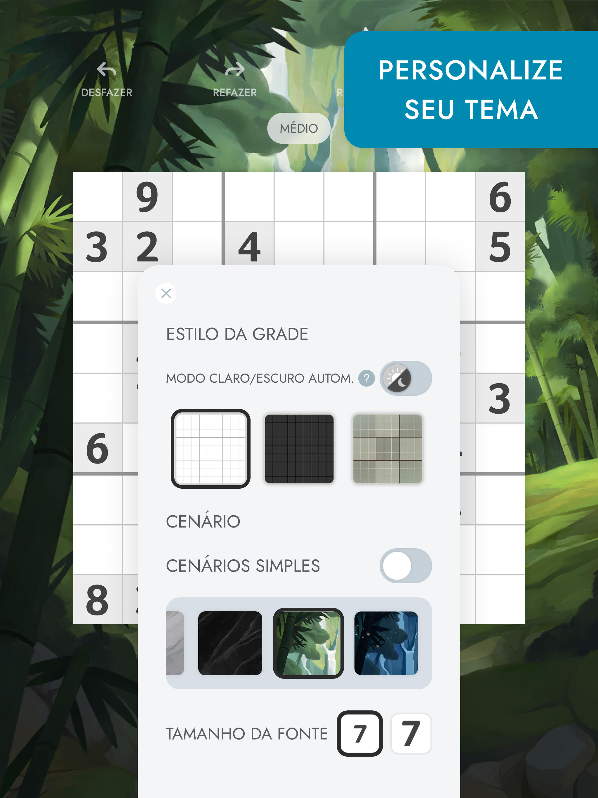 Captura de Tela do Jogo Sudoku
