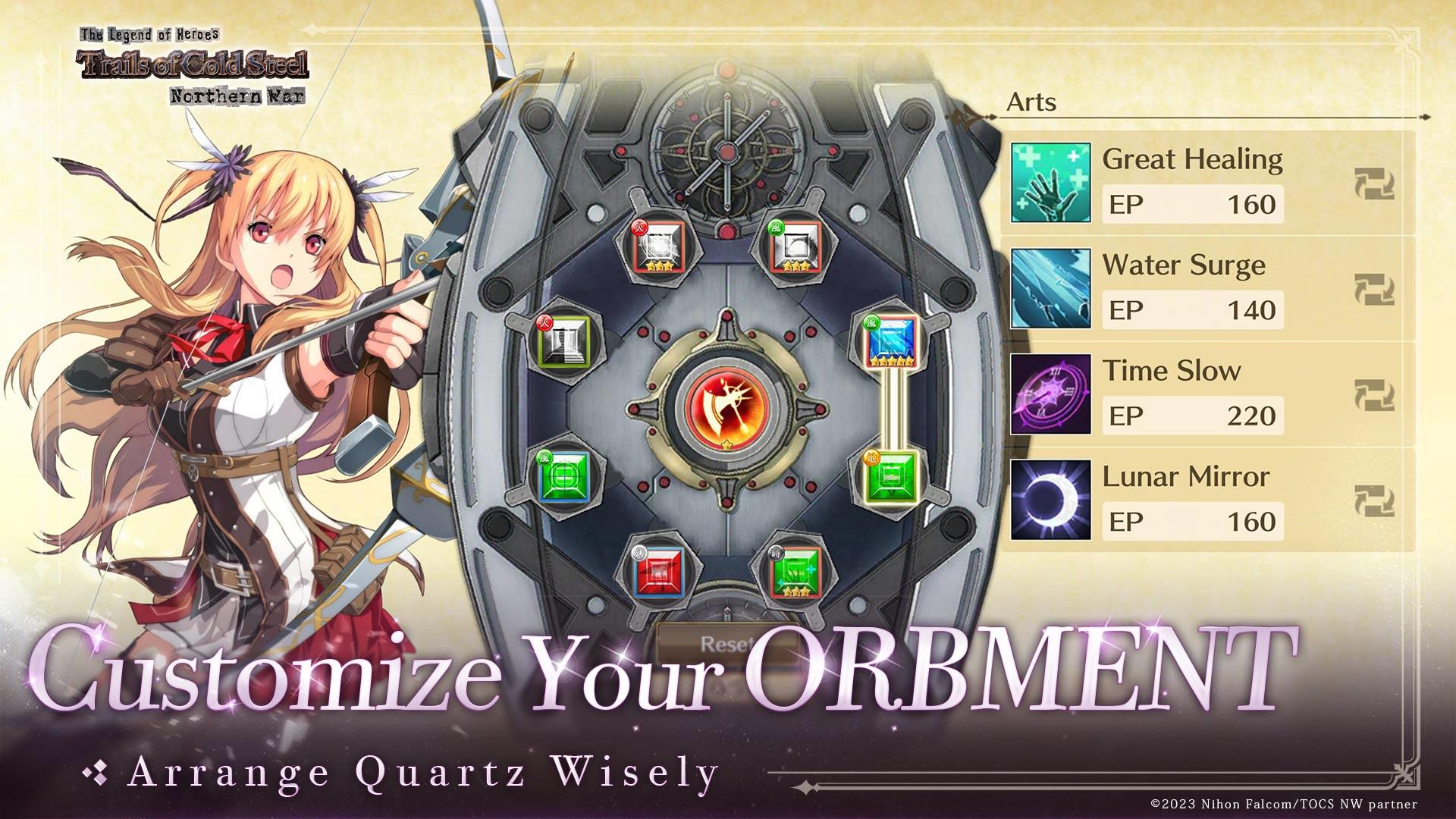 Trails of Cold Steel:NW Game Screenshot