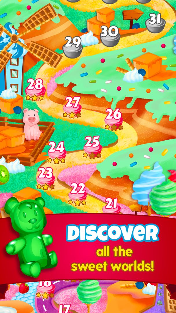 Screenshot of Sugar Snap: Sweet Blast Puzzle - Match 3 Games