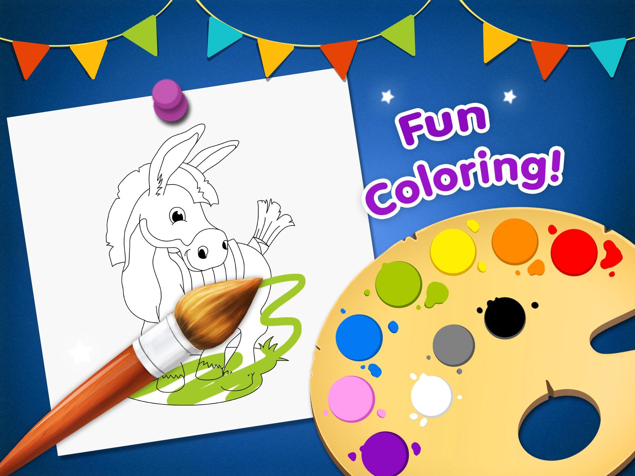 Captura de Tela do Jogo Happy Colors - Coloring Book