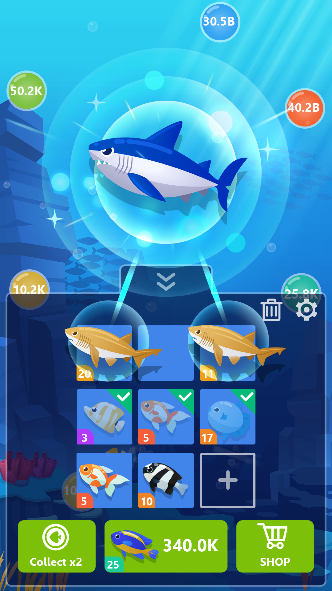 Fish Evolution Game Screenshot