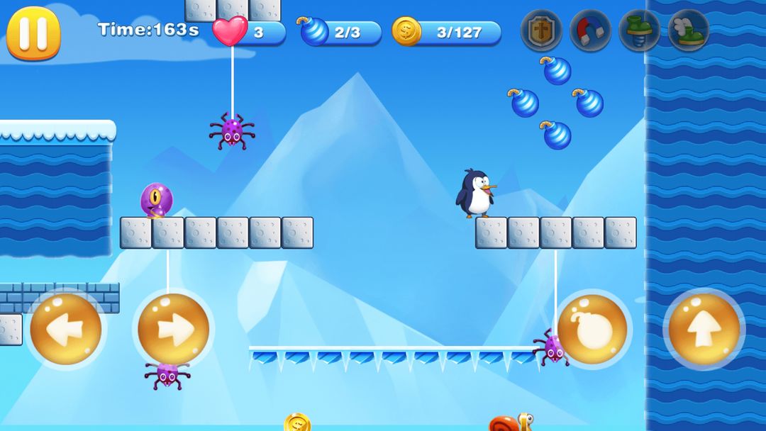 Penguin Run 2 게임 스크린 샷