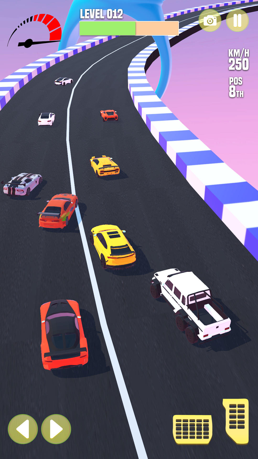 레이스 마스터 및 자동차 게임 3D 게임 스크린 샷