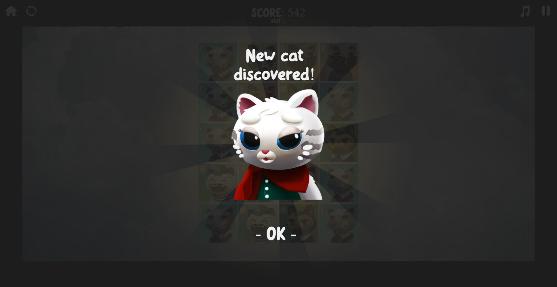 Cat Fusion Quest Game Screenshot