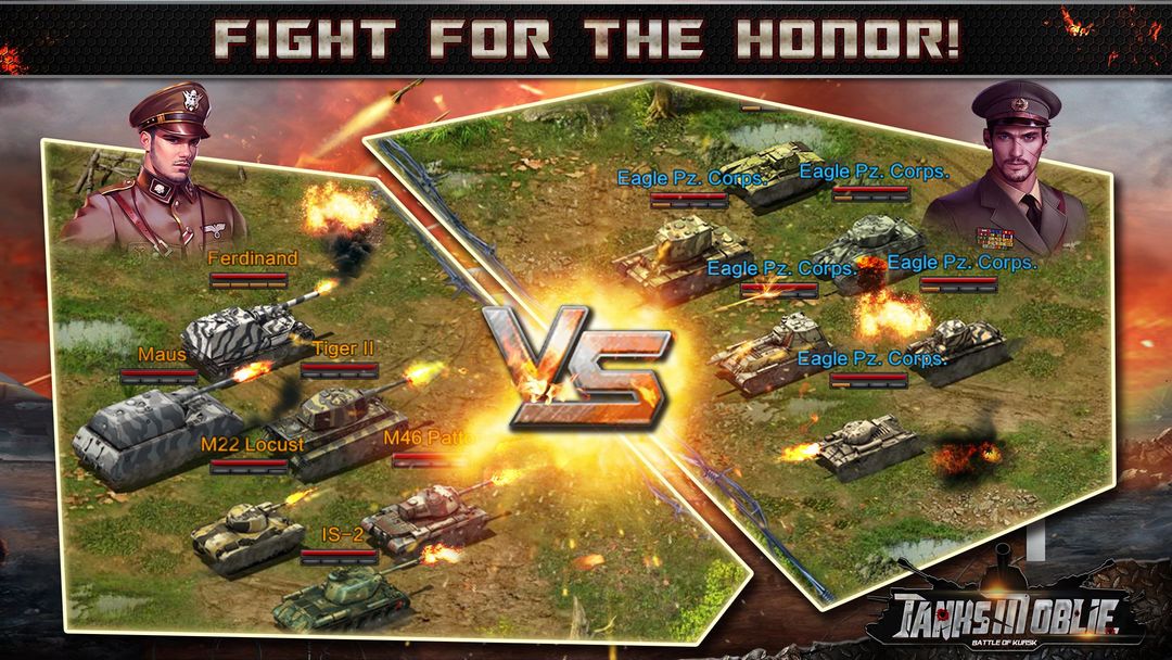 Screenshot of Tanks Mobile: Battle of Kursk