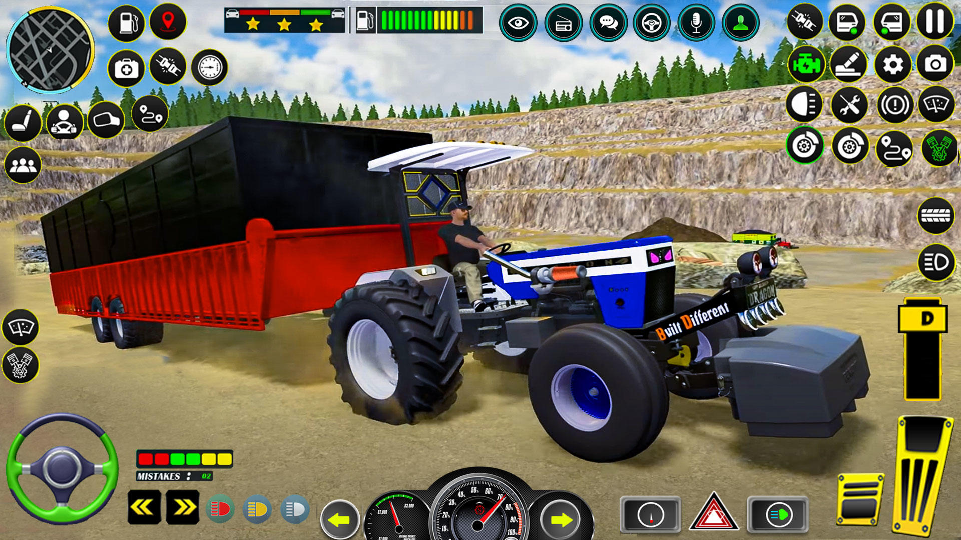 Screenshot 3 of Indian Tractor Game Farming 3D 
