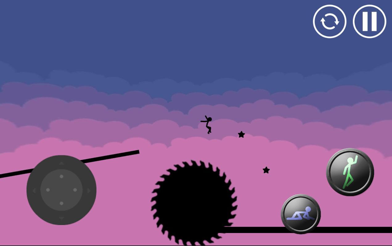 Stickman Parkour Platform: Epi Game Screenshot