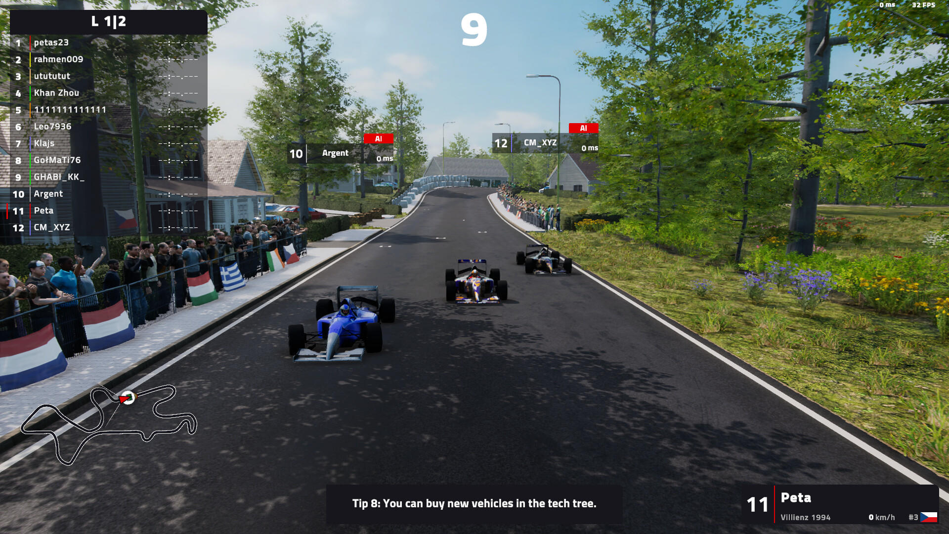 Screenshot of Formula Evolution 2024