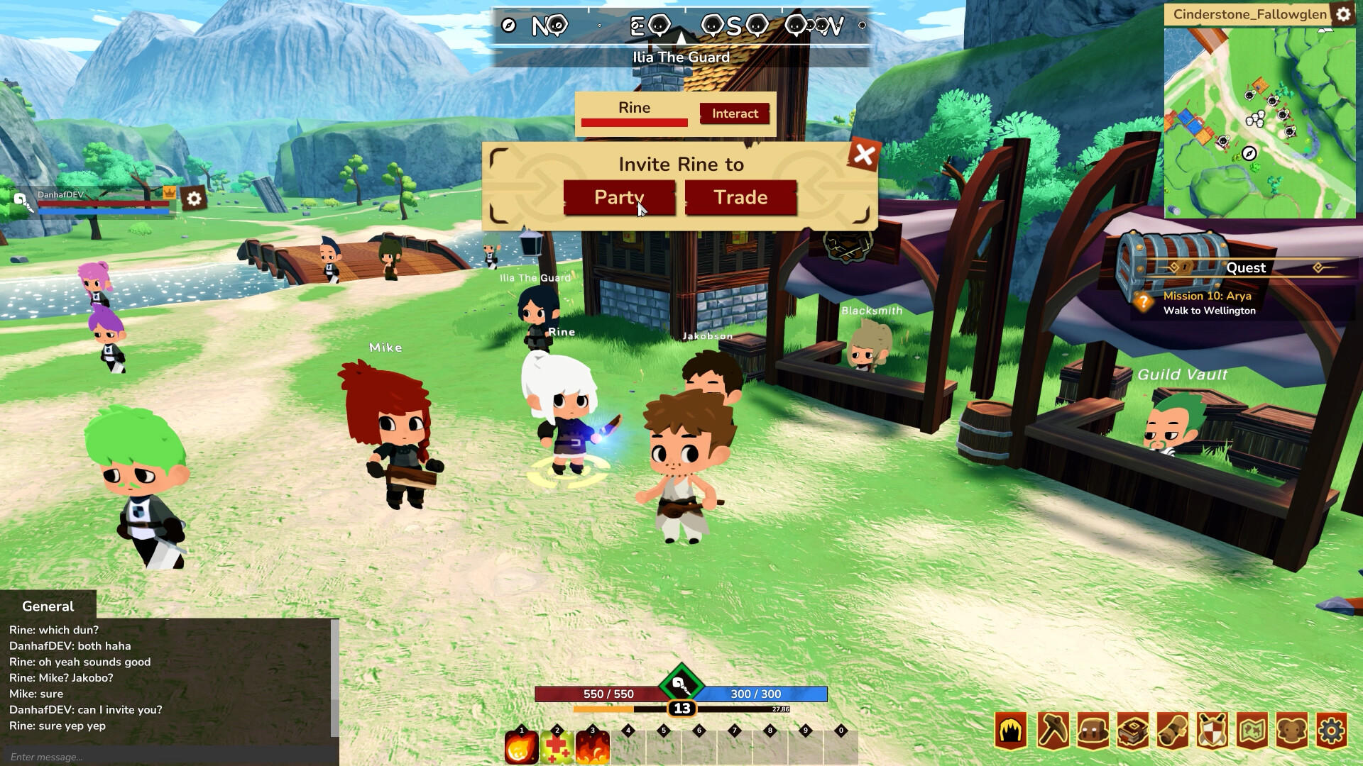 Cinderstone Online 게임 스크린샷