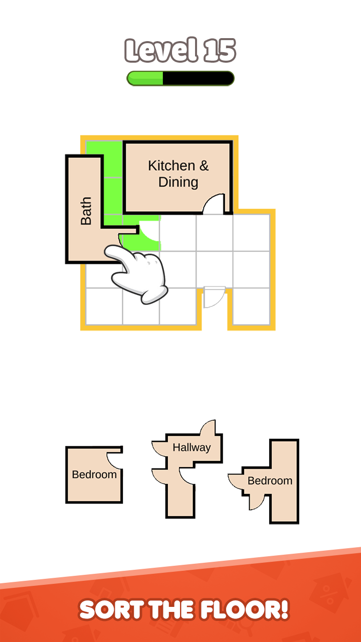 Room Sort Master: House Plan Game Screenshot