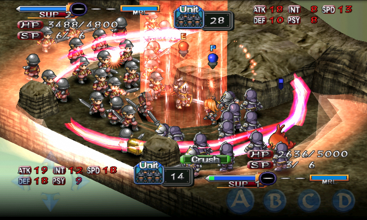 SRPG Generation of Chaos ภาพหน้าจอเกม