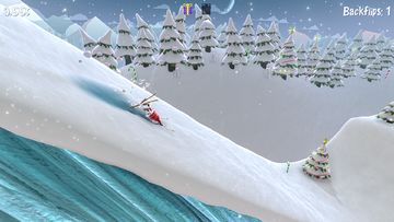 Santa's Slippery Slope Ski Sim Game Screenshot