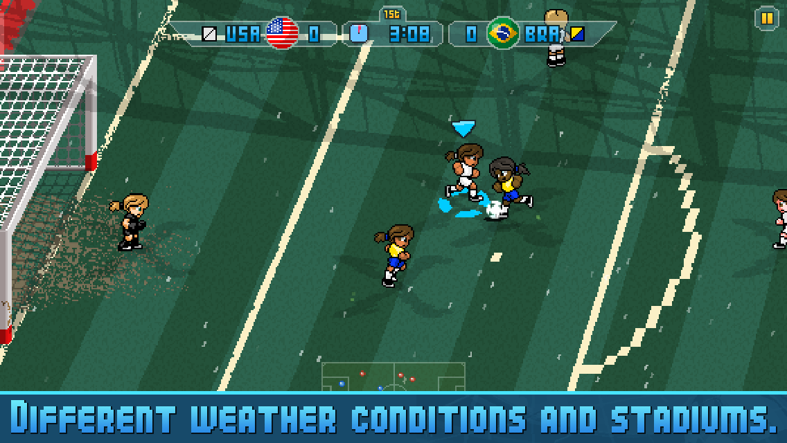 Pixel Cup Soccer 16遊戲截圖