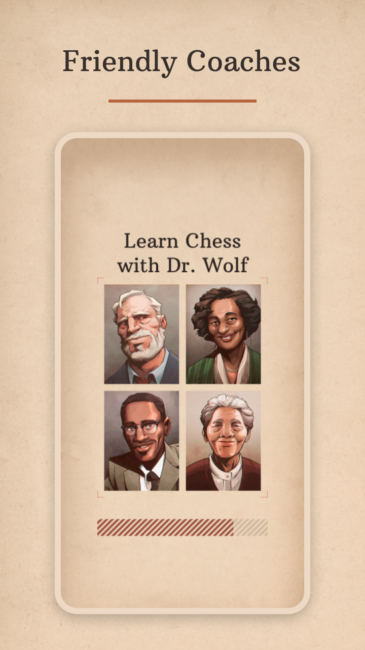 Learn Chess with Dr. Wolf Game Screenshot