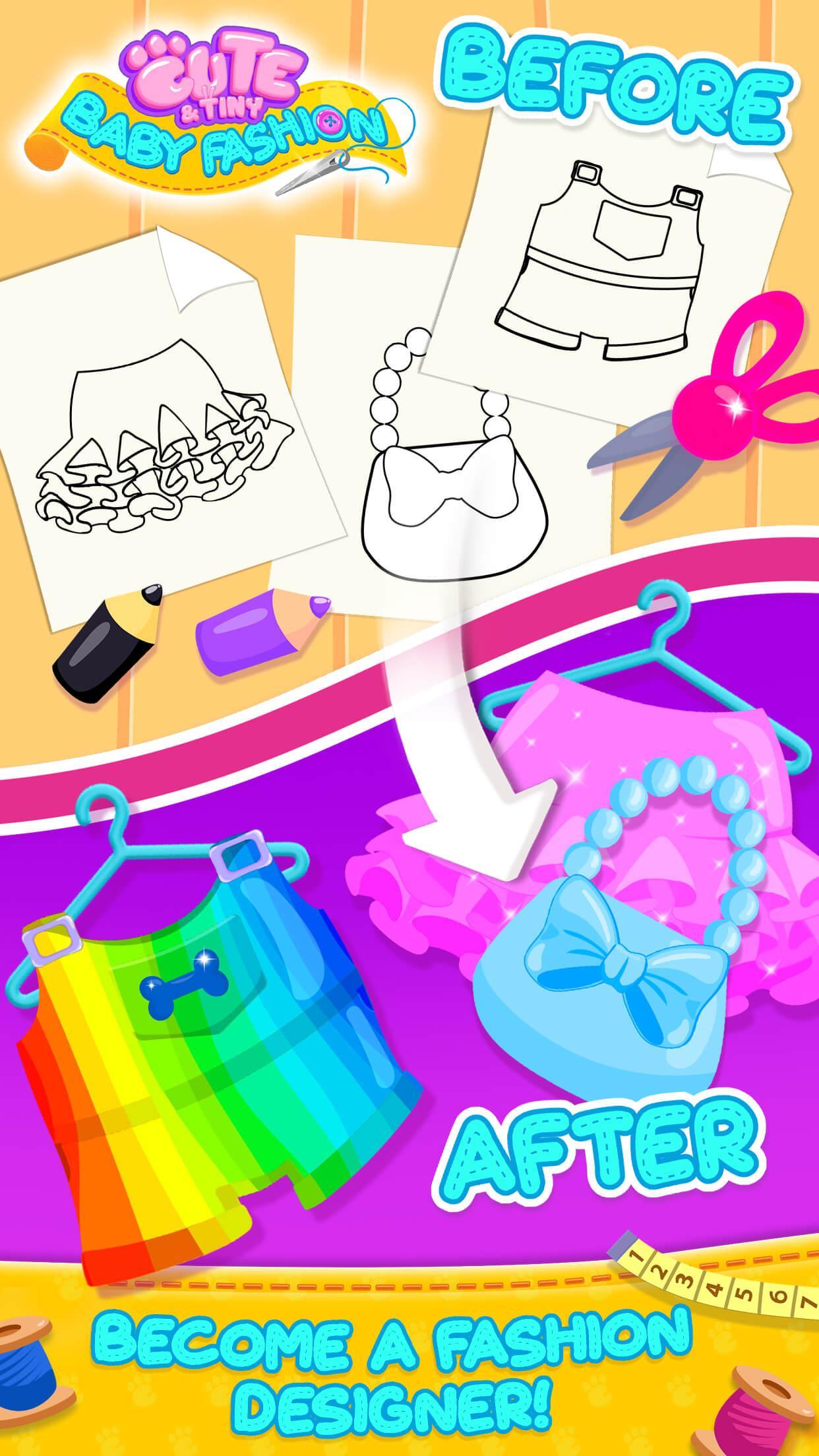 Cute & Tiny Baby Fashion - Design & Dress Up Fun Game Screenshot