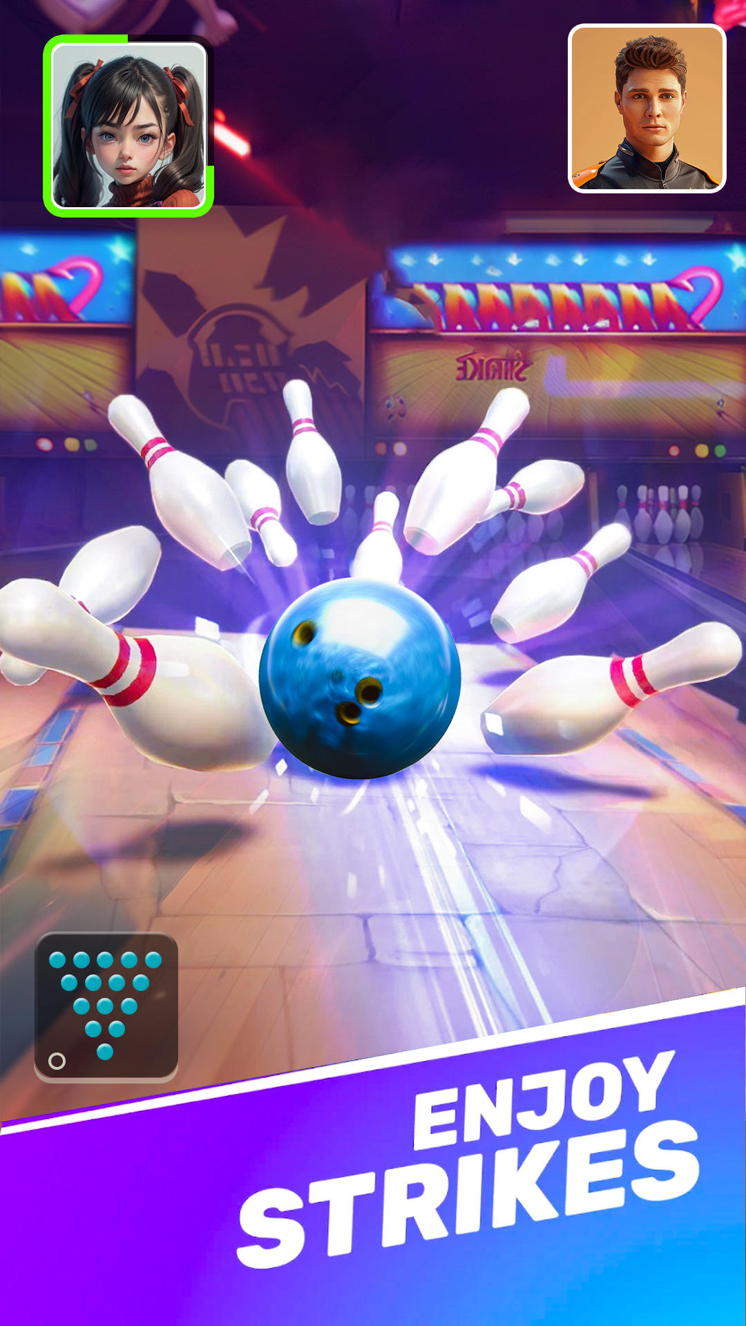 Cuplikan Layar Game Pin Bowling Games 3d