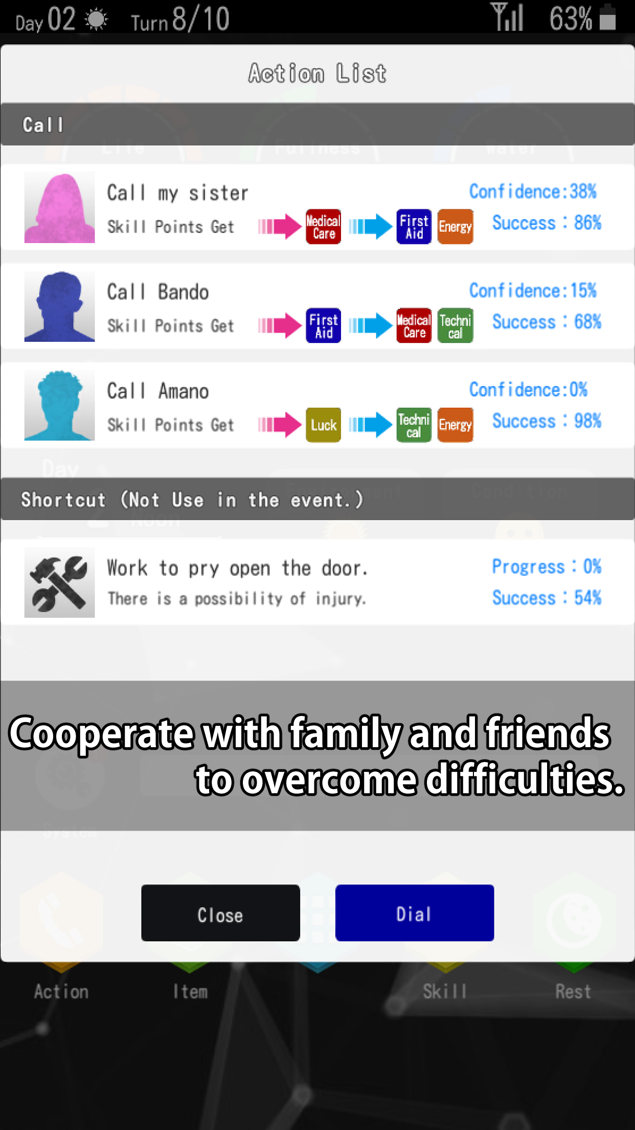 Survivor's guilt : Earthquake Game Screenshot