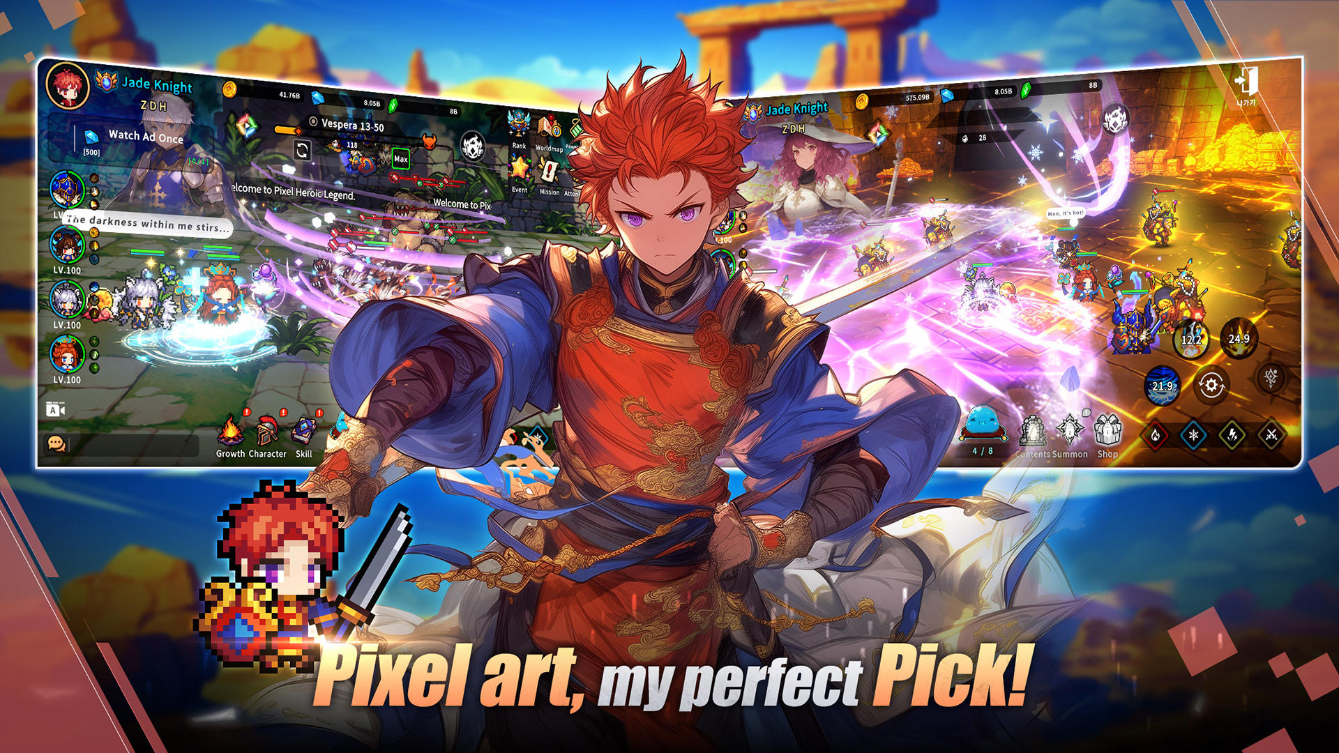 Pixel Heroic Legend-Idle Party Game Screenshot