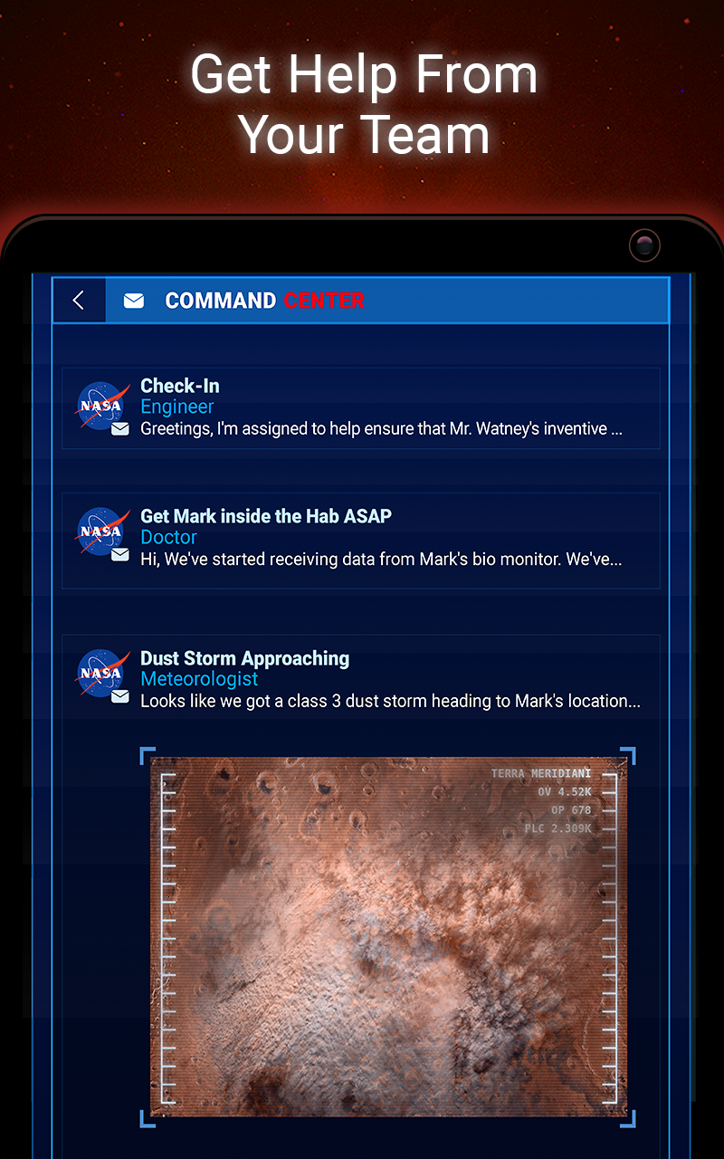 The Martian: Official Game ภาพหน้าจอเกม