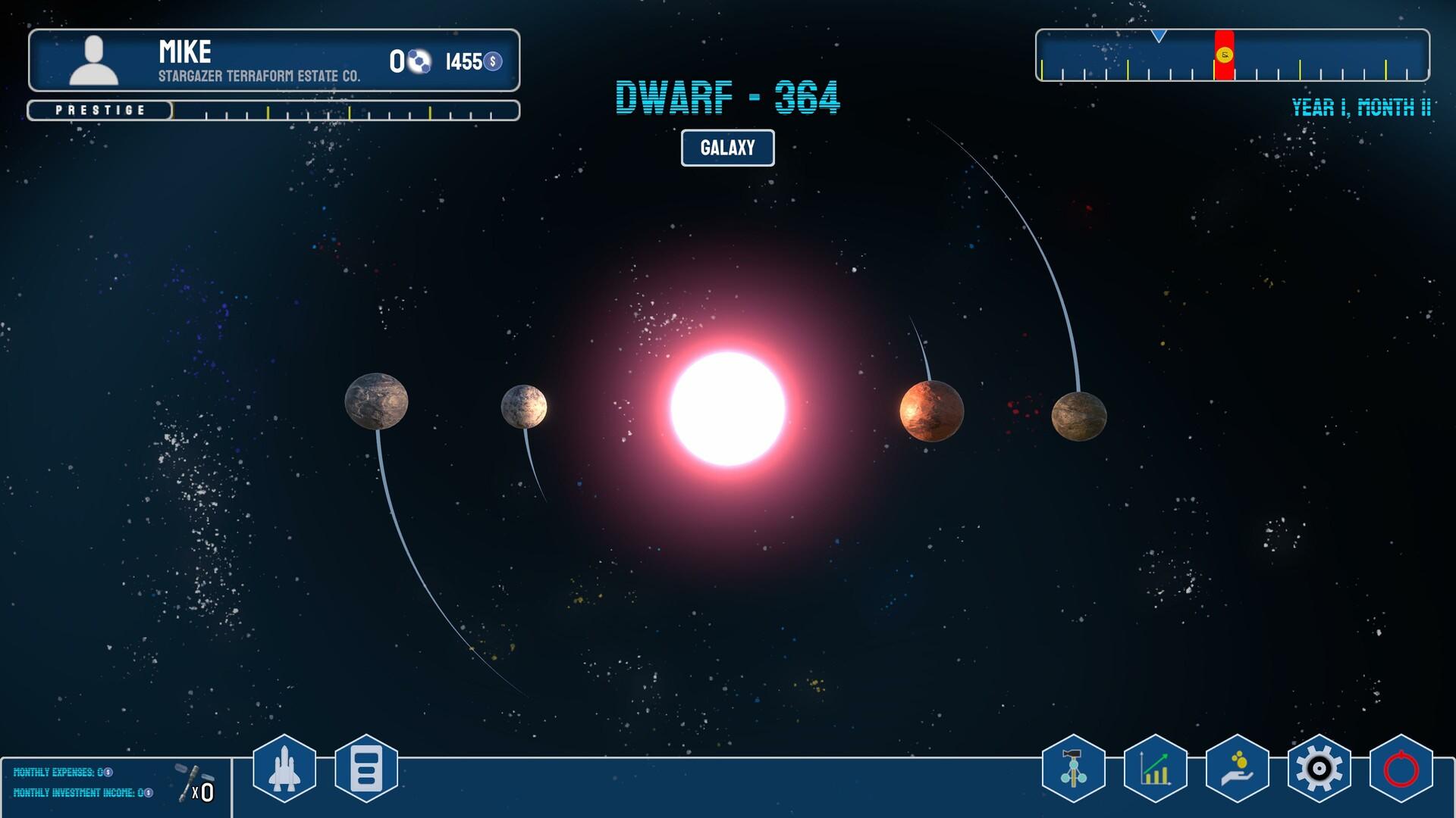 Screenshot of Stargazer's Terraforming Estate Co.