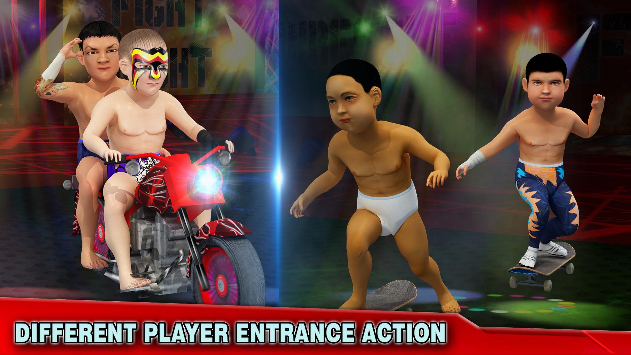 Скриншот игры Dwarf Wrestling: Smack the super junior wrestlers