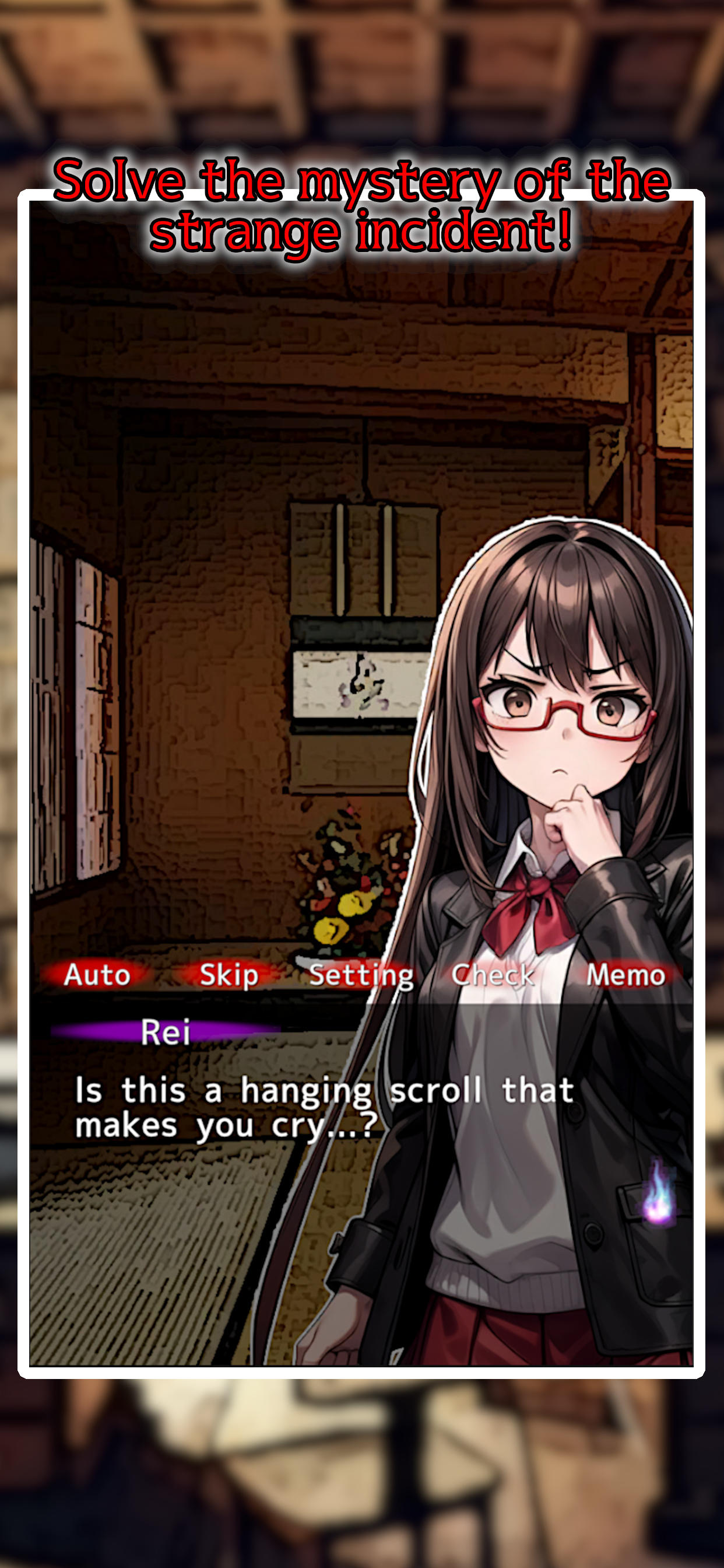 Rei Saionji's Psychic File Game Screenshot