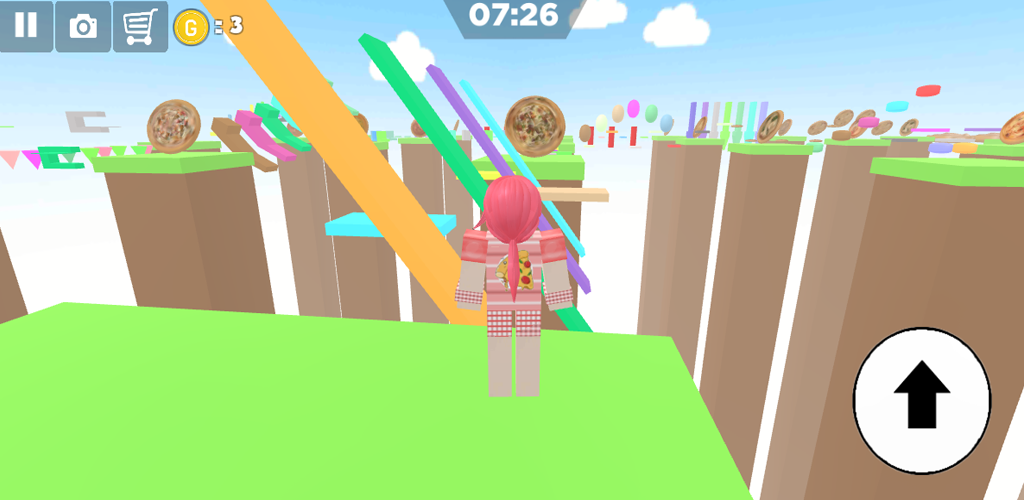 Cuplikan Layar Game Parkour on Tower Pizza Obby