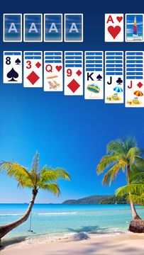 Solitaire Theme 🌴 Game Screenshot