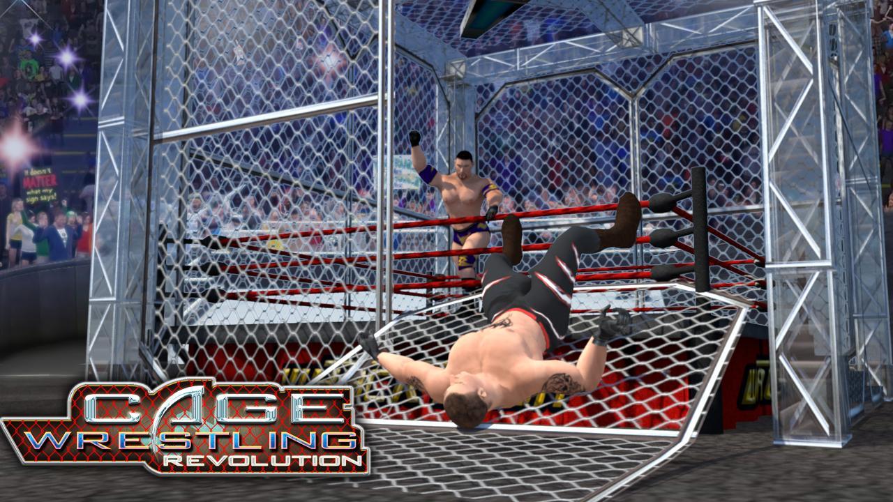 Wrestling Cage Revolution : Wrestling Games Game Screenshot