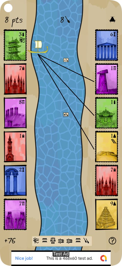 Mosaic River screenshot game