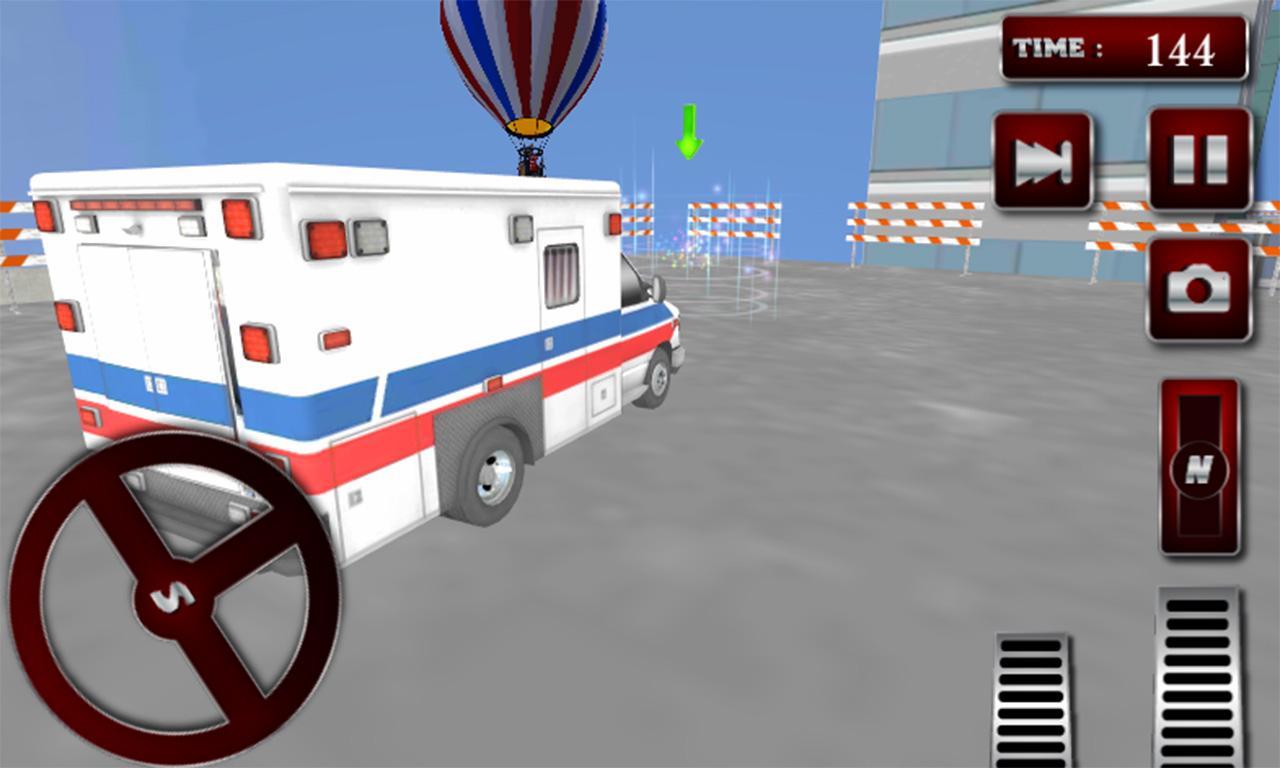 Ambulance Rooftop Racer 3D ภาพหน้าจอเกม