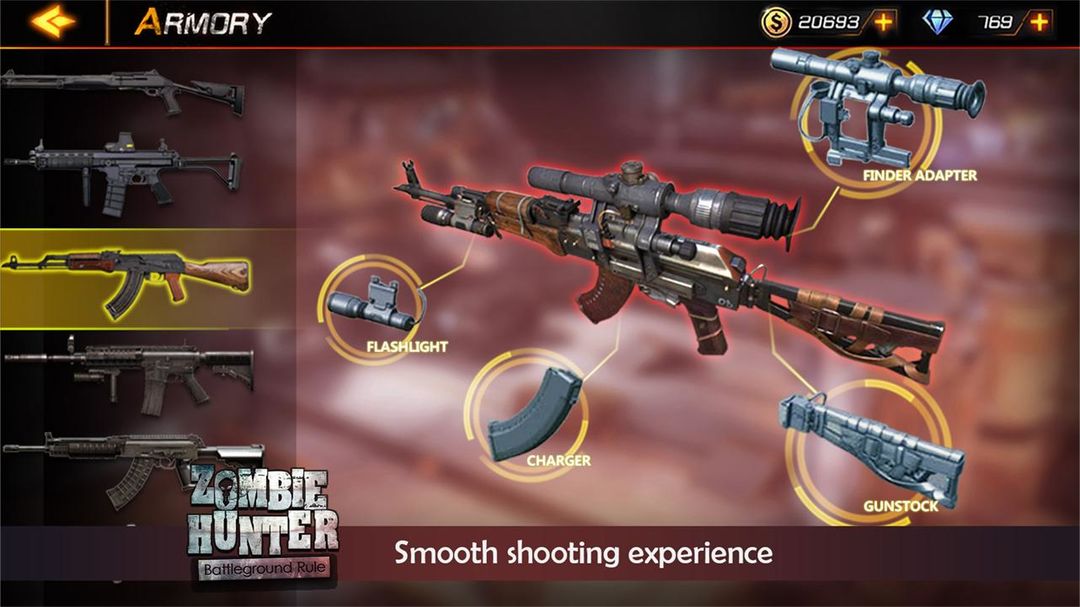 Zombie Hunter : Battleground Rules screenshot game