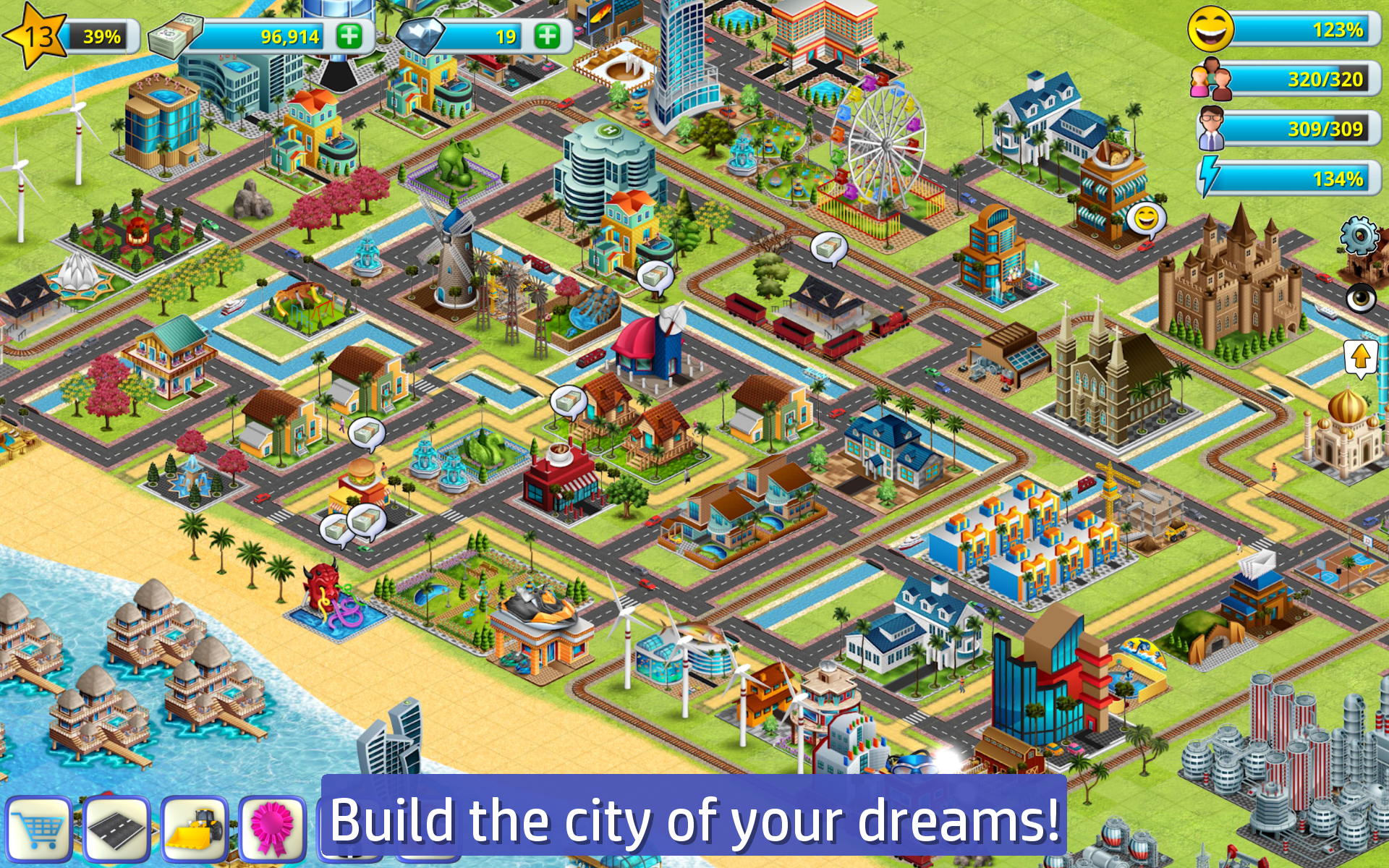 Build a Village - City Town Game Screenshot