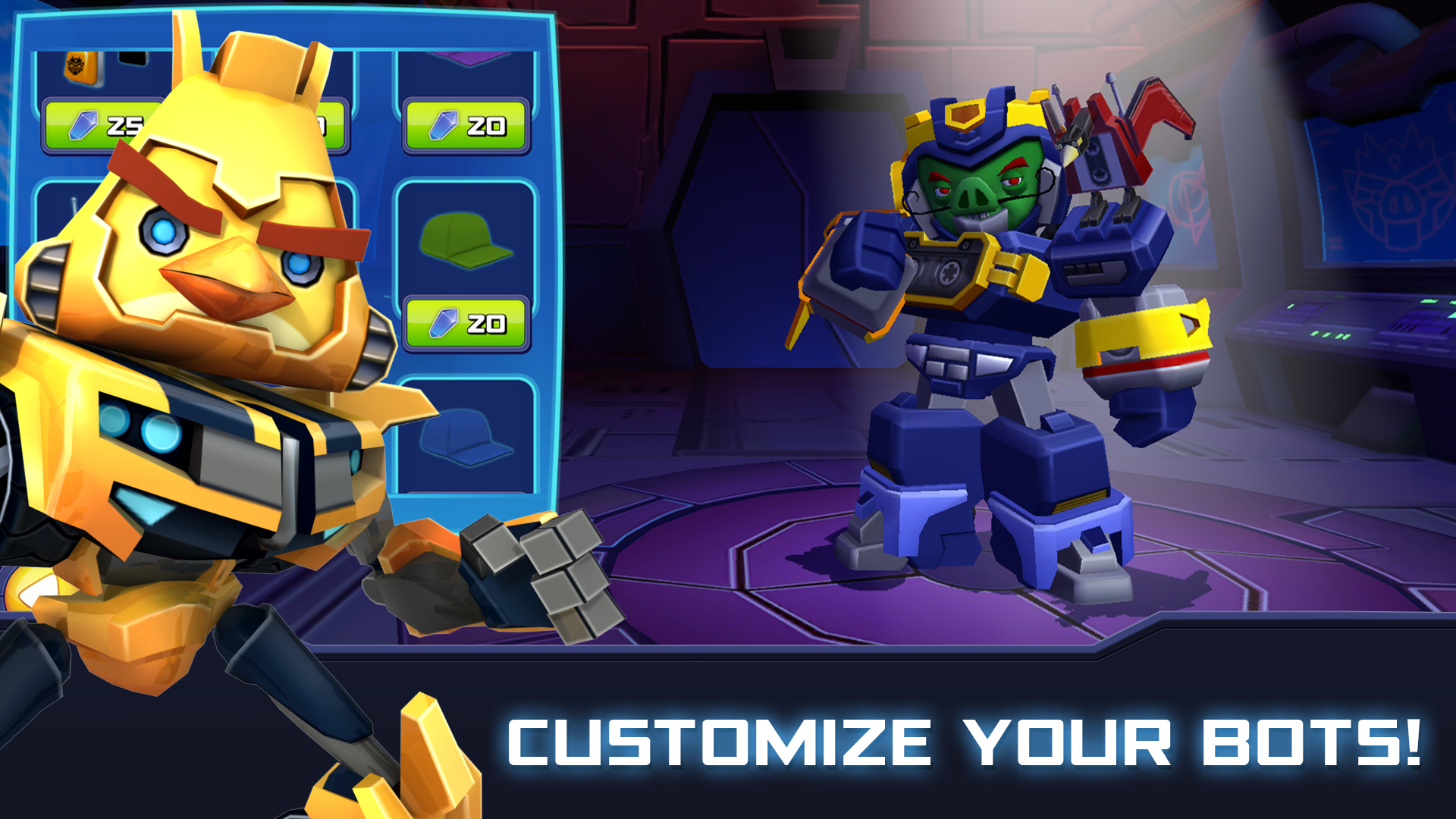 Angry Birds Transformers ภาพหน้าจอเกม