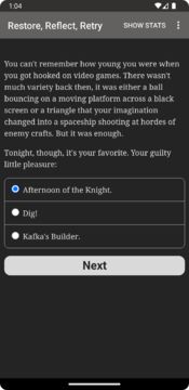 Restore, Reflect, Retry Game Screenshot