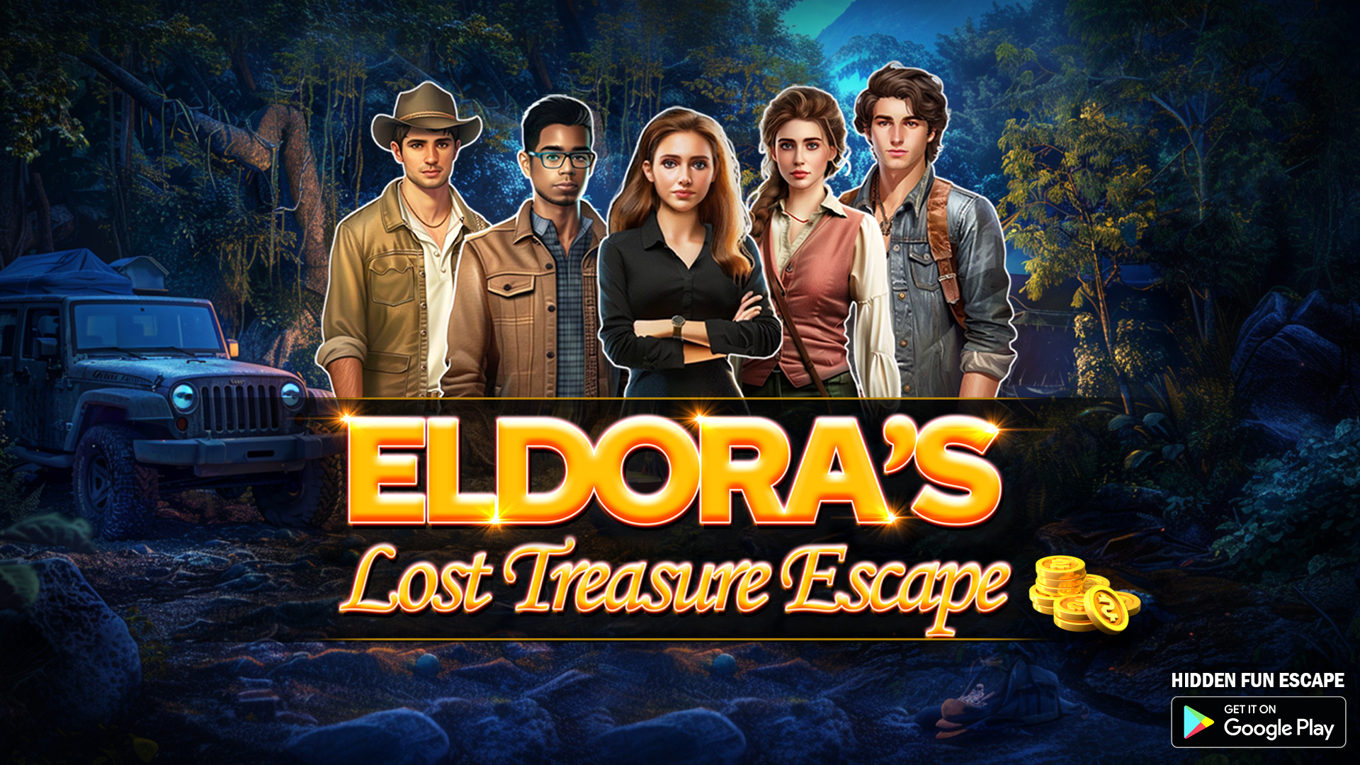 Eldora’s Lost Treasure Escape 遊戲截圖