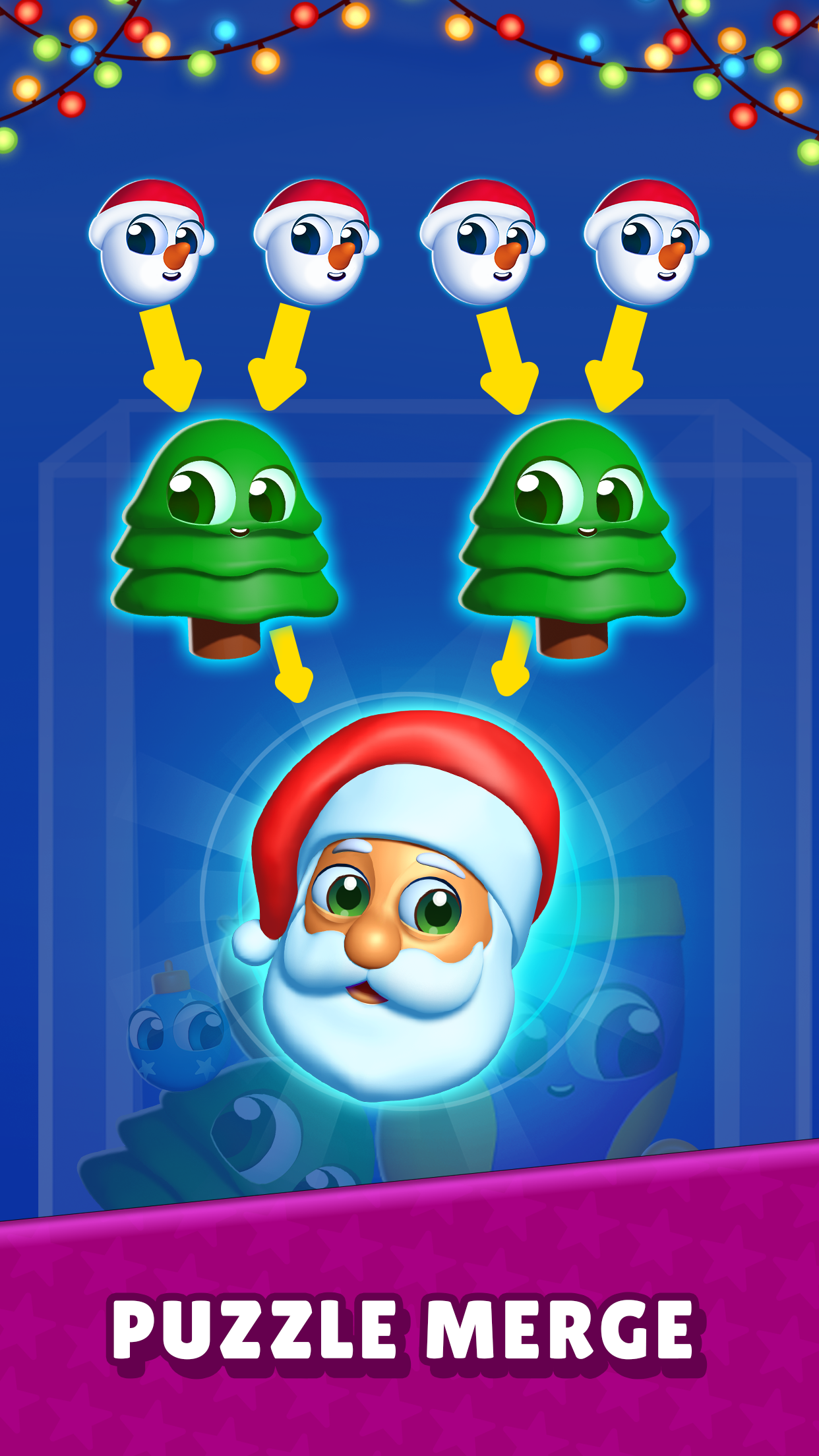 Merge to Santa: Fun Merge Game Screenshot