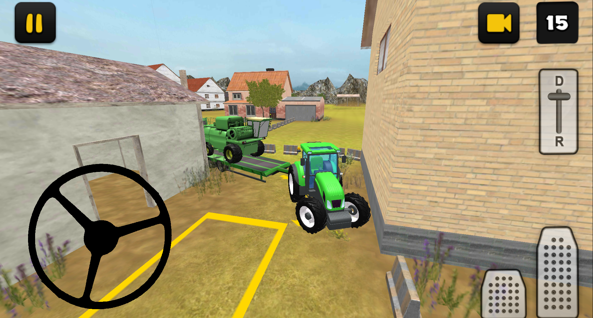 Tractor Simulator 3D: Harveste 게임 스크린샷