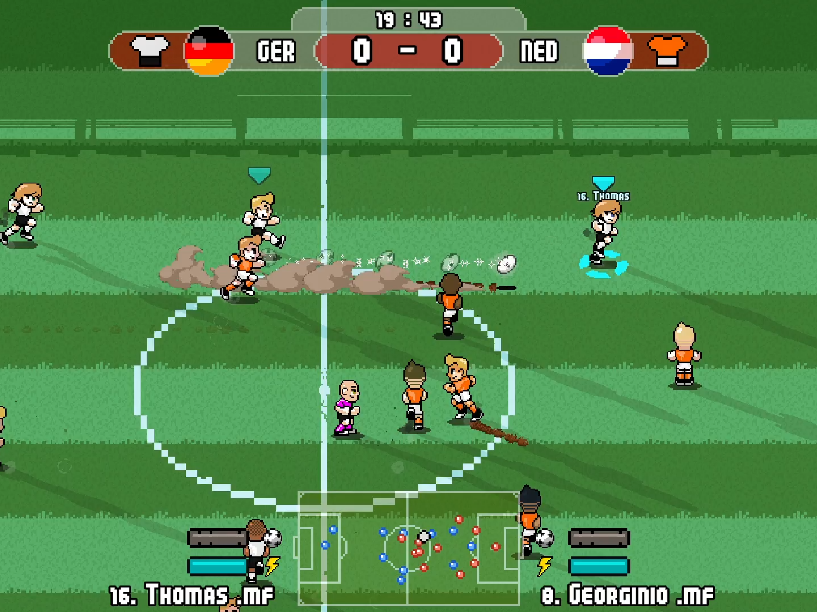 Cuplikan Layar Game Pixel Cup Soccer - Ultimate