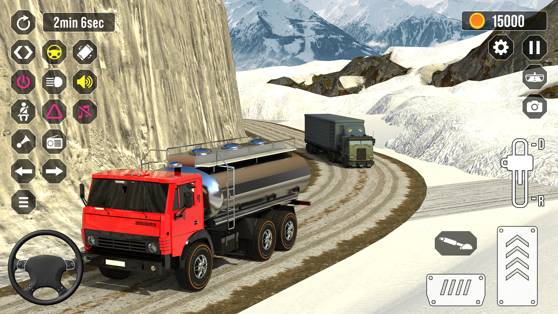 Cuplikan Layar Game Oil Tanker Truck Driving Games