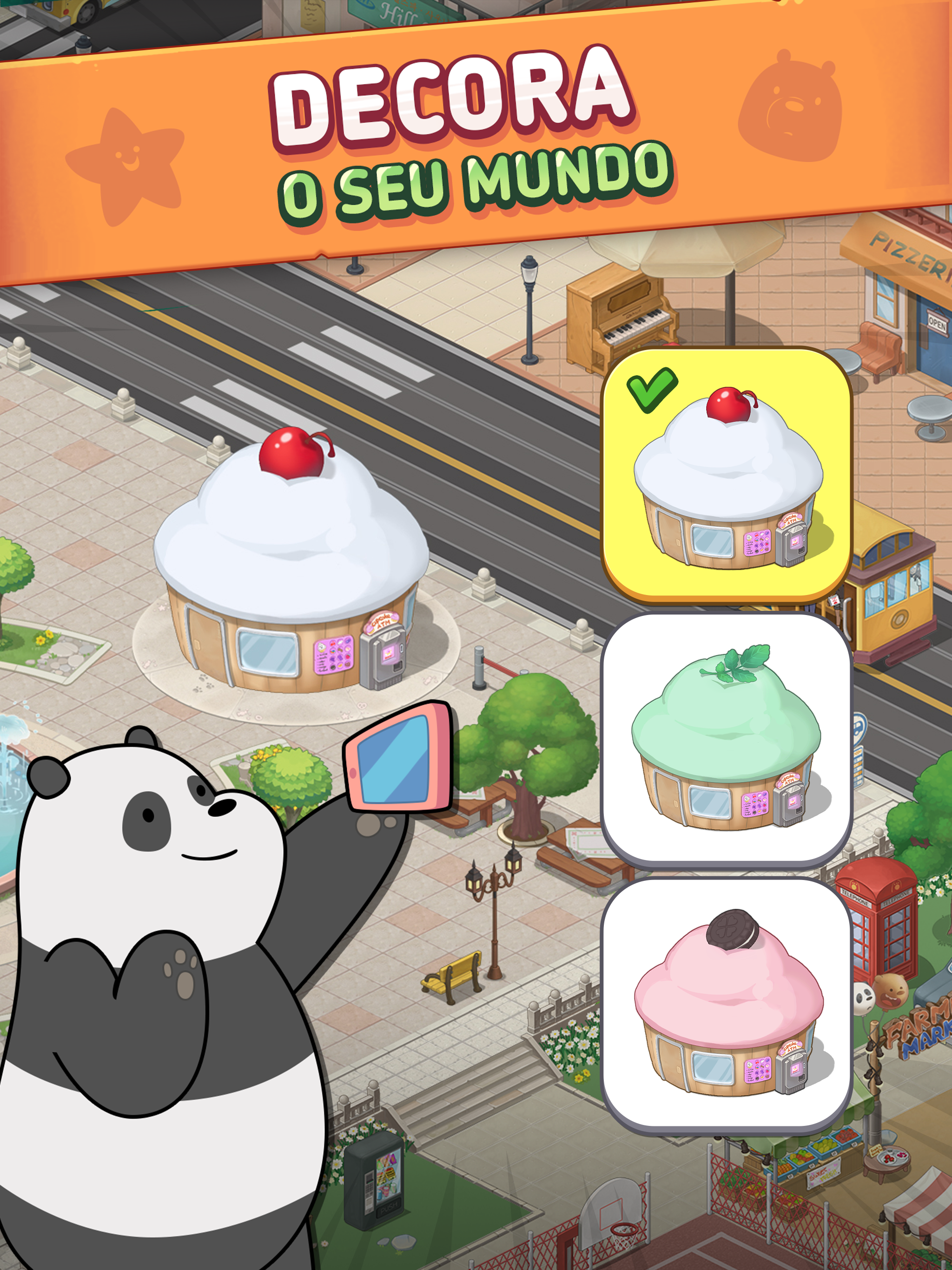 Captura de Tela do Jogo We Bare Bears Match3 Repairs