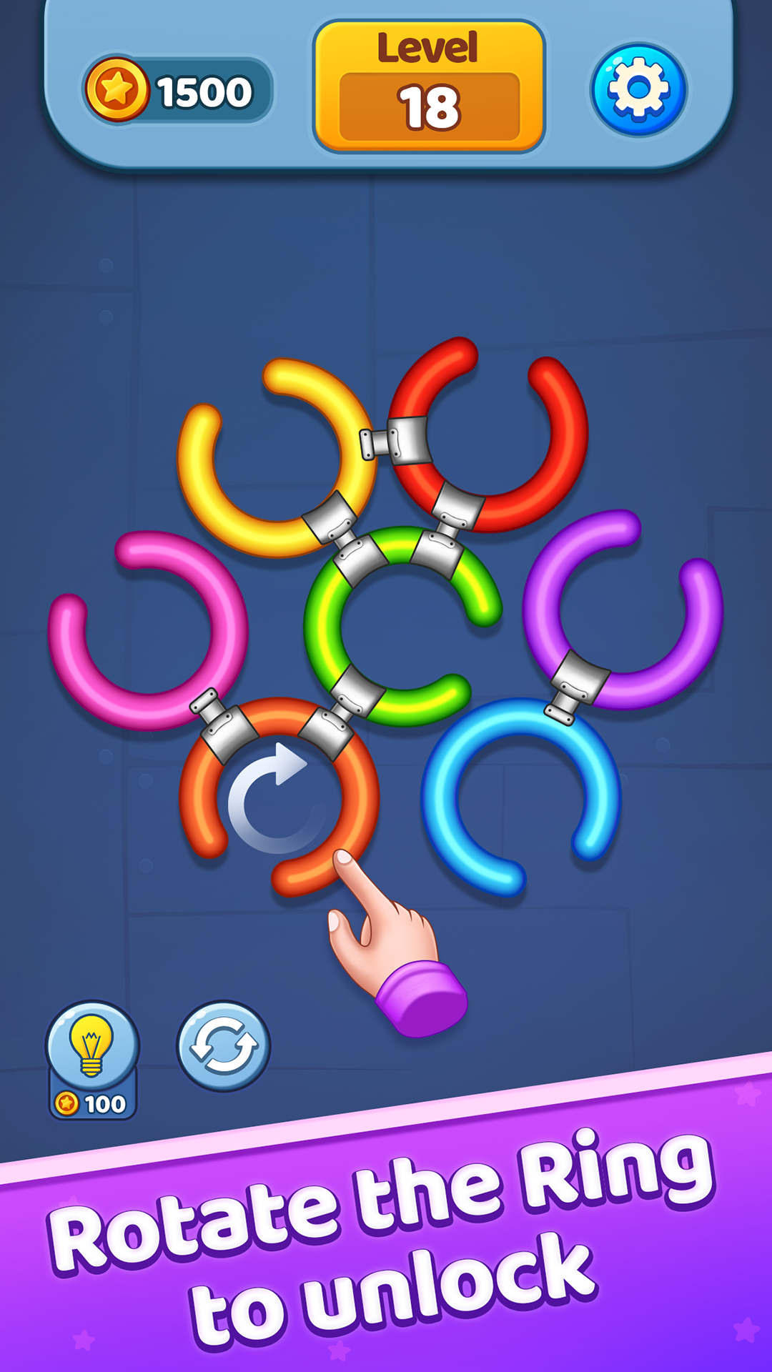 Rotate Rings - Circle Puzzle android iOS apk download for free-TapTap