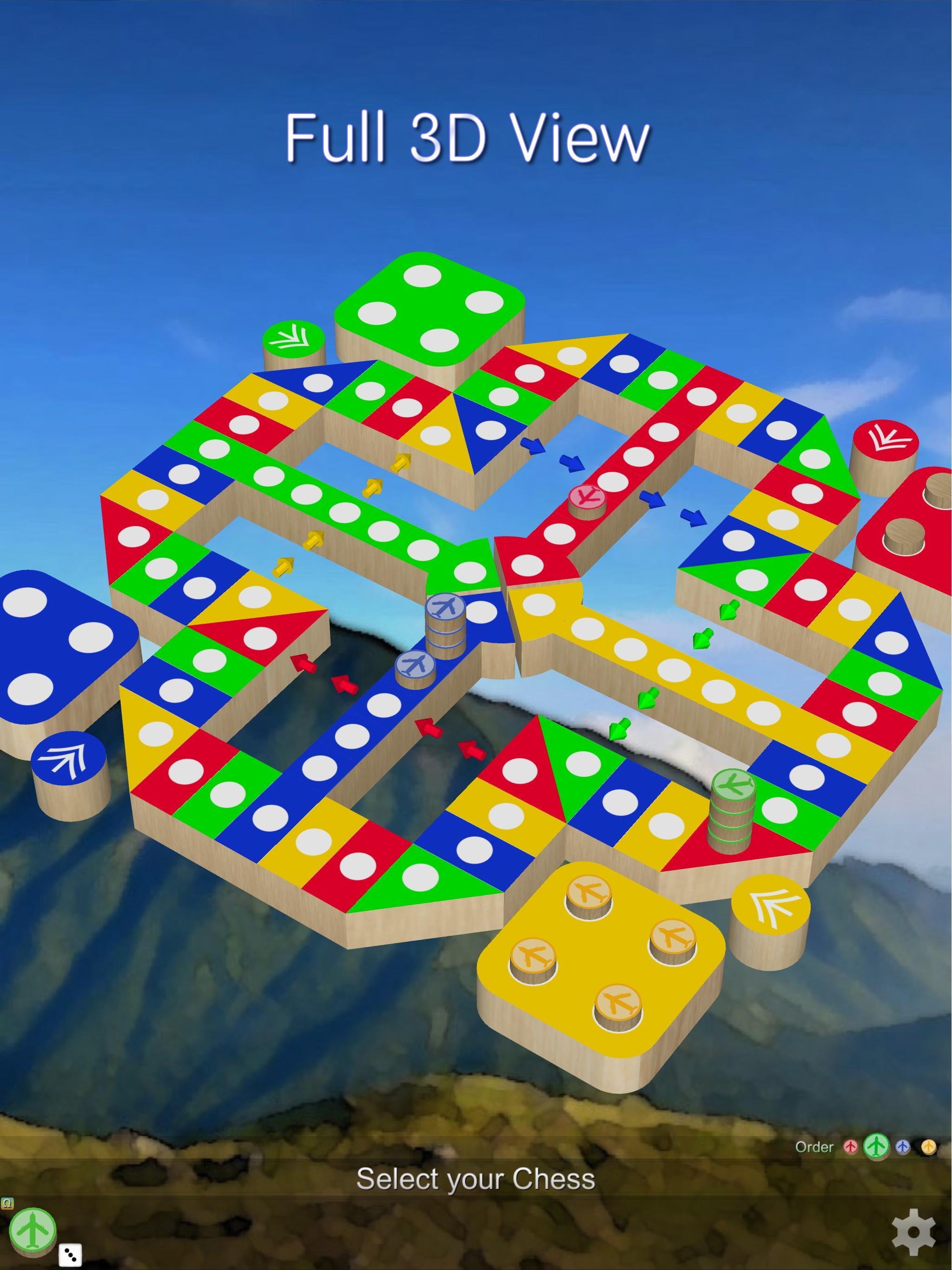Aeroplane Chess 3D - Ludo Game Game Screenshot