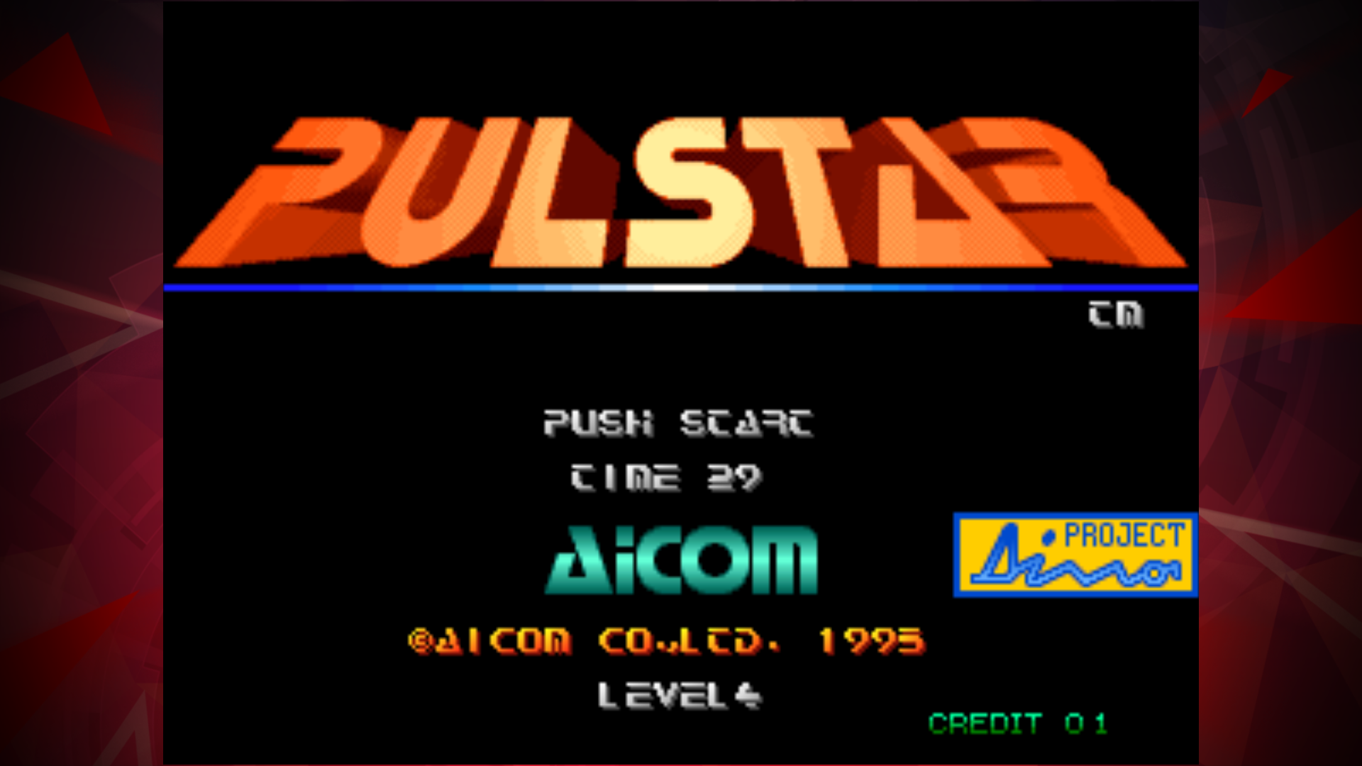 PULSTAR ACA NEOGEO 게임 스크린샷