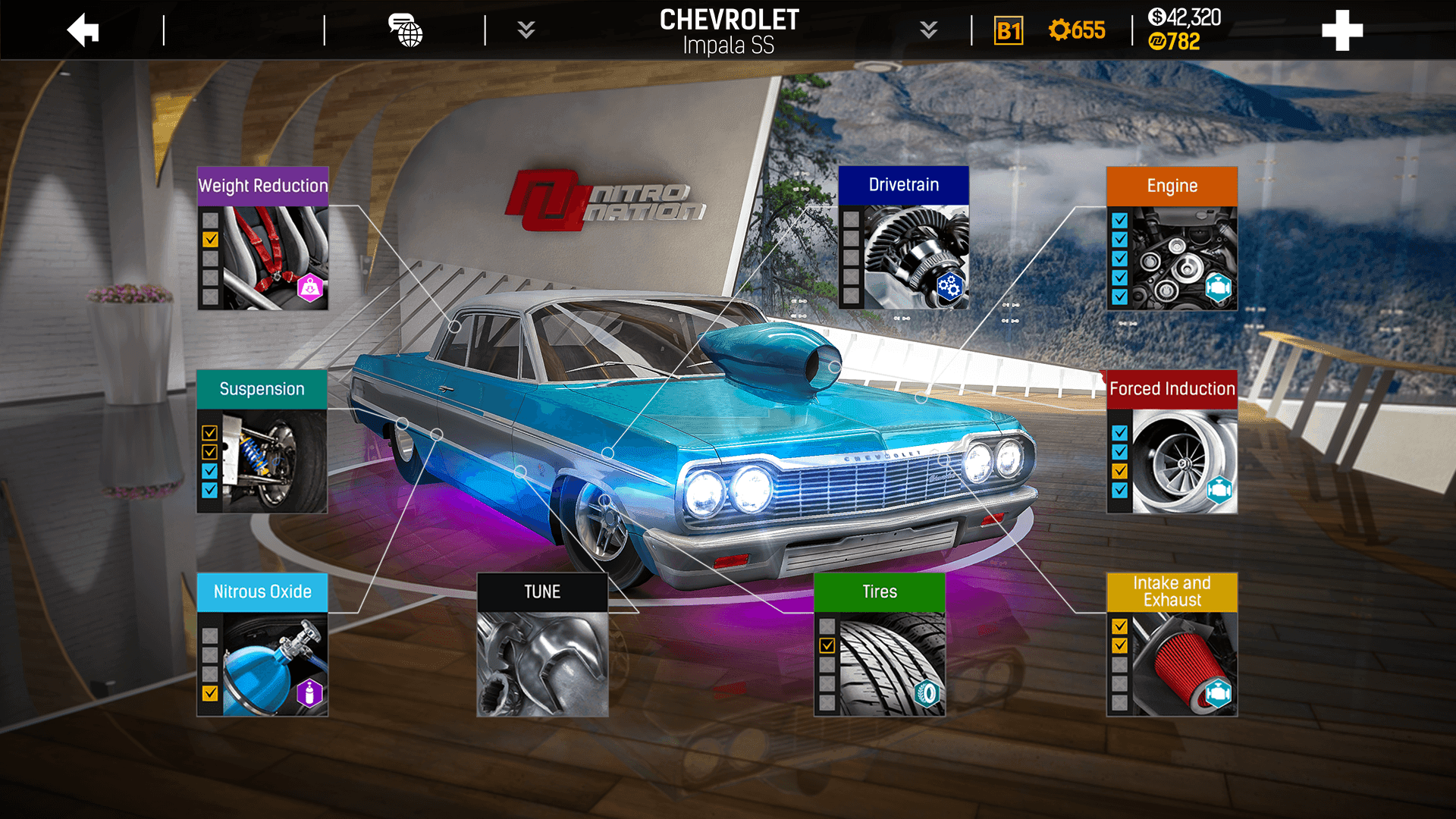 Nitro Nation Drag & Drift ภาพหน้าจอเกม
