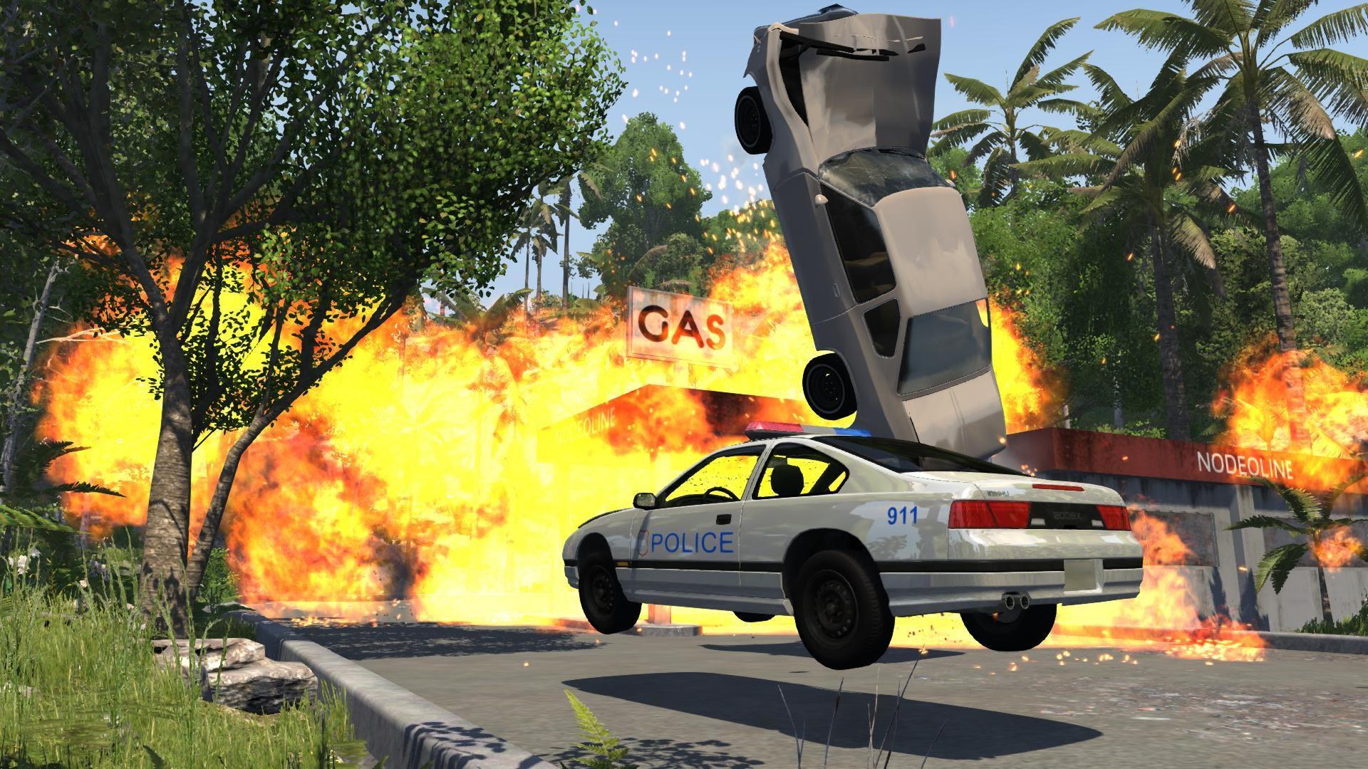 Car Explosion Engine Crash Car Game Screenshot