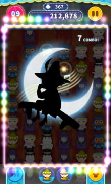 Captura de Tela do Jogo ムーミン くるくるコロル