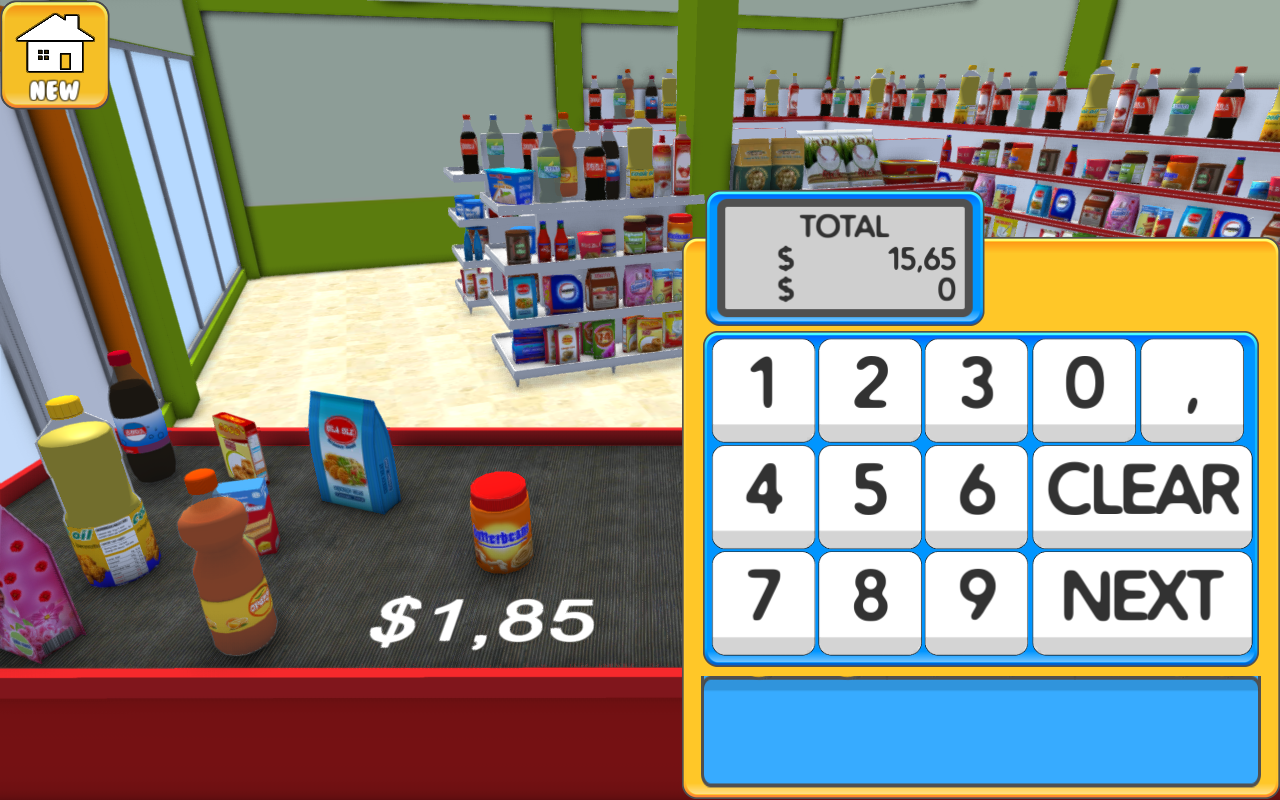 Screenshot 2 of Calculator Cash Register Kids 1.4