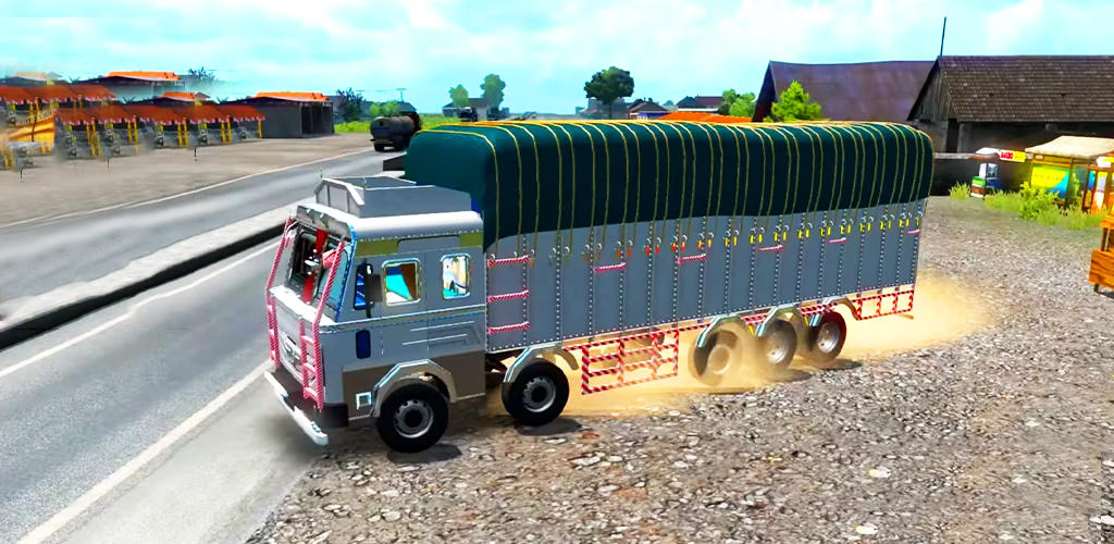 Banner of Indian Truck Driving 3D Games 