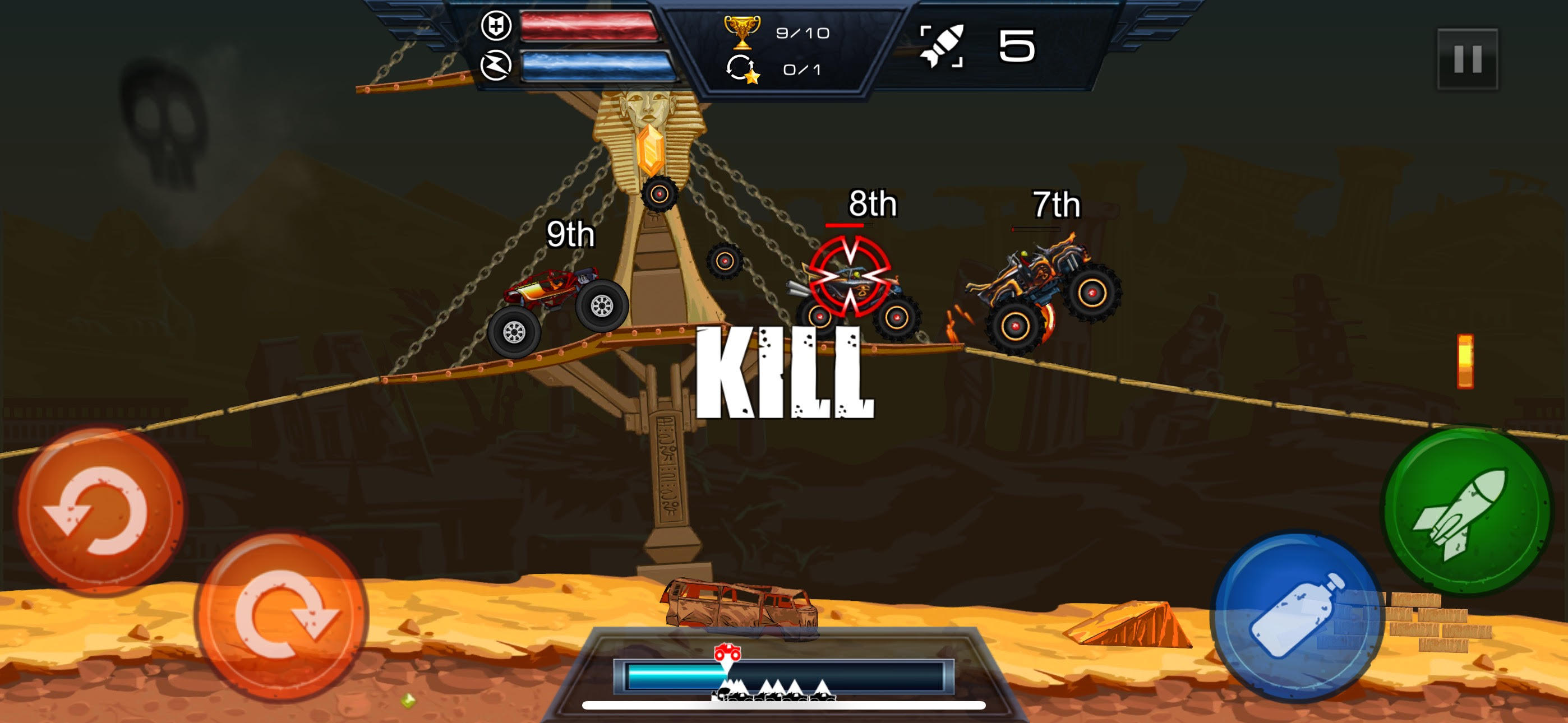 Warth Wagons Game Screenshot